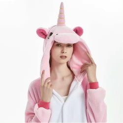 Magical Pink Unicorn Fluffy Costumes for Kids and Adults!