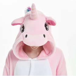 Magical Pink Unicorn Fluffy Costumes for Kids and Adults!