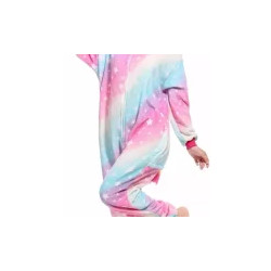 Magical Striped Unicorn Plush Costumes for Kids and Adults: Surrounded by Charm!