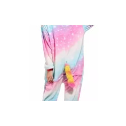 Magical Striped Unicorn Plush Costumes for Kids and Adults: Surrounded by Charm!