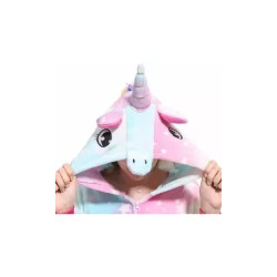 Maģiski svītraini vienradži plīša kostīmi bērniem un pieaugušajiem: Apburts šarms!