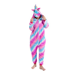 Magical Striped Unicorn Plush Costumes for Kids and Adults - Surrounded by Charm!