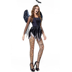 Enchanting Dark Angel Costume for Women