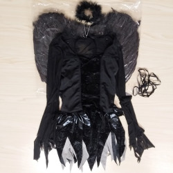 Enchanting Dark Angel Costume for Women