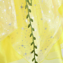 Enchanting Yellow-Green Princess Dress for Little Royals