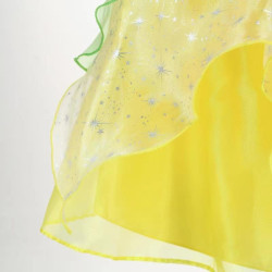 Enchanting Yellow-Green Princess Dress for Little Royals