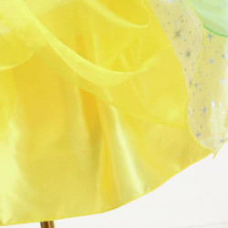 Enchanting Yellow-Green Princess Dress for Little Royals