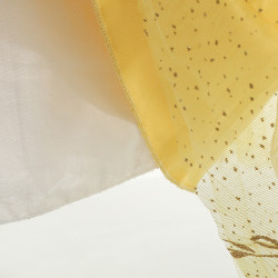 Enchanting Yellow and Black Princess Dress for Little Girls