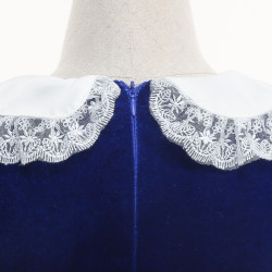 Burvīga dzeltena un melna princeses kleita mazām meitenēm