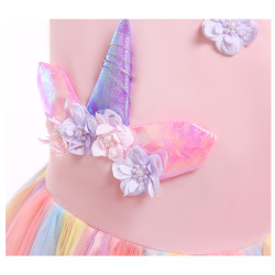 Enchanting Unicorn Princess Dress for Little Girls