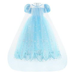 Charming Light Blue Princess Dress for Little Royals