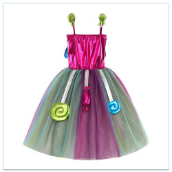 Enchanting Candy Kingdom Princess Dress for Girls