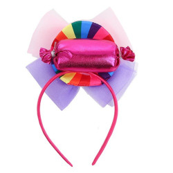 Enchanting Rainbow Colors Royal Dress Design for Girls