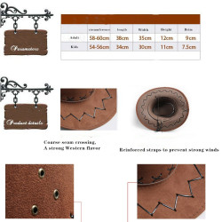Atklāj savu iekšējo kovboju ar mūsu stilīgo brūno karnavāla cepuri pieaugušajiem!