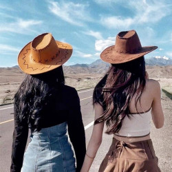 Unleash Your Inner Cowboy with Our Stylish Brown Carnival Hat for Adults!