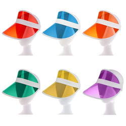 Vibrant Carnival Training Visors: Add a Splash of Color to Your Workout!