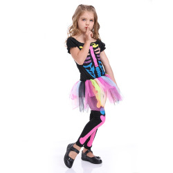 Skeleton Costume for Girls – Halloween Outfit