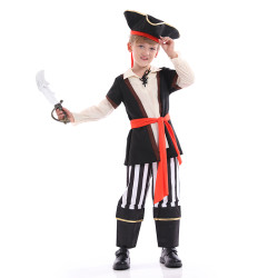 Pirate Costume for Kids with Hat