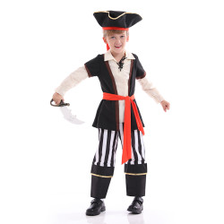 Pirate Costume for Kids with Hat