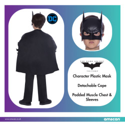 Batman Dark Knight Costume for Kids – Superhero Outfit