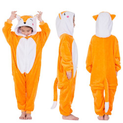 Fox Costume for Kids and Adults – Hooded Animal Jumpsuit