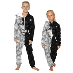 Kids' Costume with 3D Lion Print