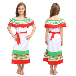 Mexican Costume for Girls – Dress with Sombrero Hat