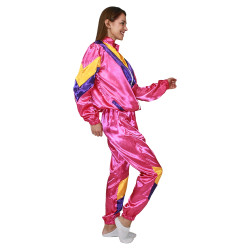 80s Style Pink Tracksuit