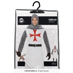 Tamplieriaus kostiumas paaugliams ir suaugusiems