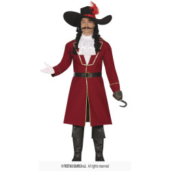 Pieaugušo plēsēju kuģa kapteiņa kostīms