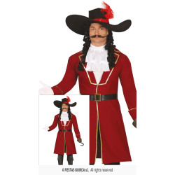 Pieaugušo plēsēju kuģa kapteiņa kostīms