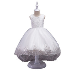 Svētku balta kleita meitenēm