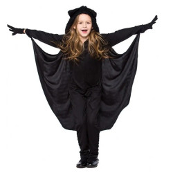 Transform your child into a spooky bat with this fun costume!