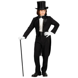 Children's Black Tuxedo with Satin Bowtie