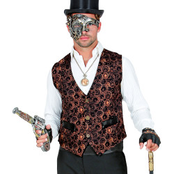 Steampunk veste vīriešiem