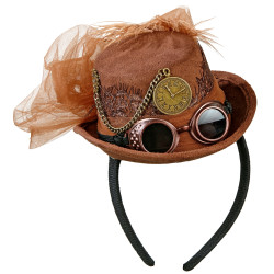 Steampunk matu lente "Mini cepure"