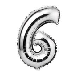 Foil Balloon Number 6