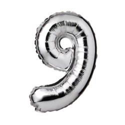 Foil Balloon Number 9