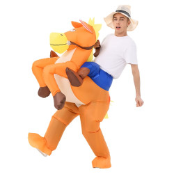 Inflatable horse costume for adults