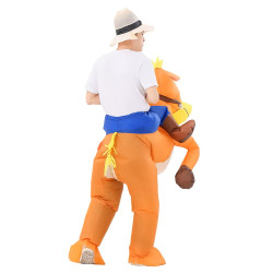 Inflatable horse costume for adults