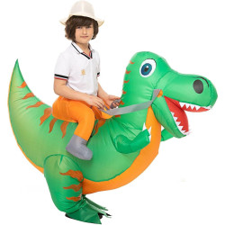 Uzpūšams dinozaura kostīms bērniem