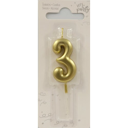 Svece numuram 3 tortei