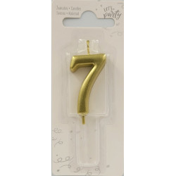 Candle Number 7 for Cake