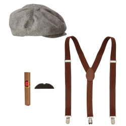 Retro gangsteru komplekts