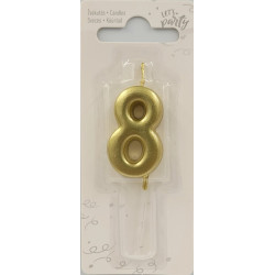 Candle Number 8 for Cake