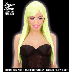 Yellow Neon Wig for Women