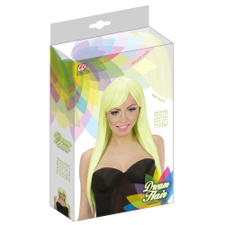 Yellow Neon Wig for Women