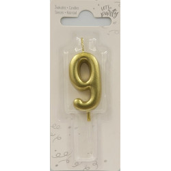 Candle Number 9 for Cake