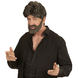 Sarkanā parūka ar bārdu