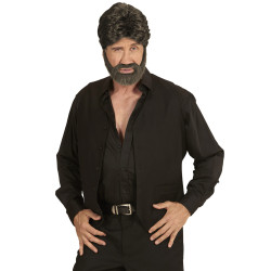 Sarkanā parūka ar bārdu